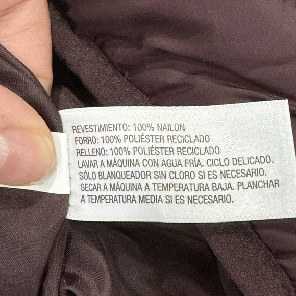 Mens Goodfellow Co Puffer Jacket Small Burgundy Water Resistant Wind Resistant - Picture 6 of 8